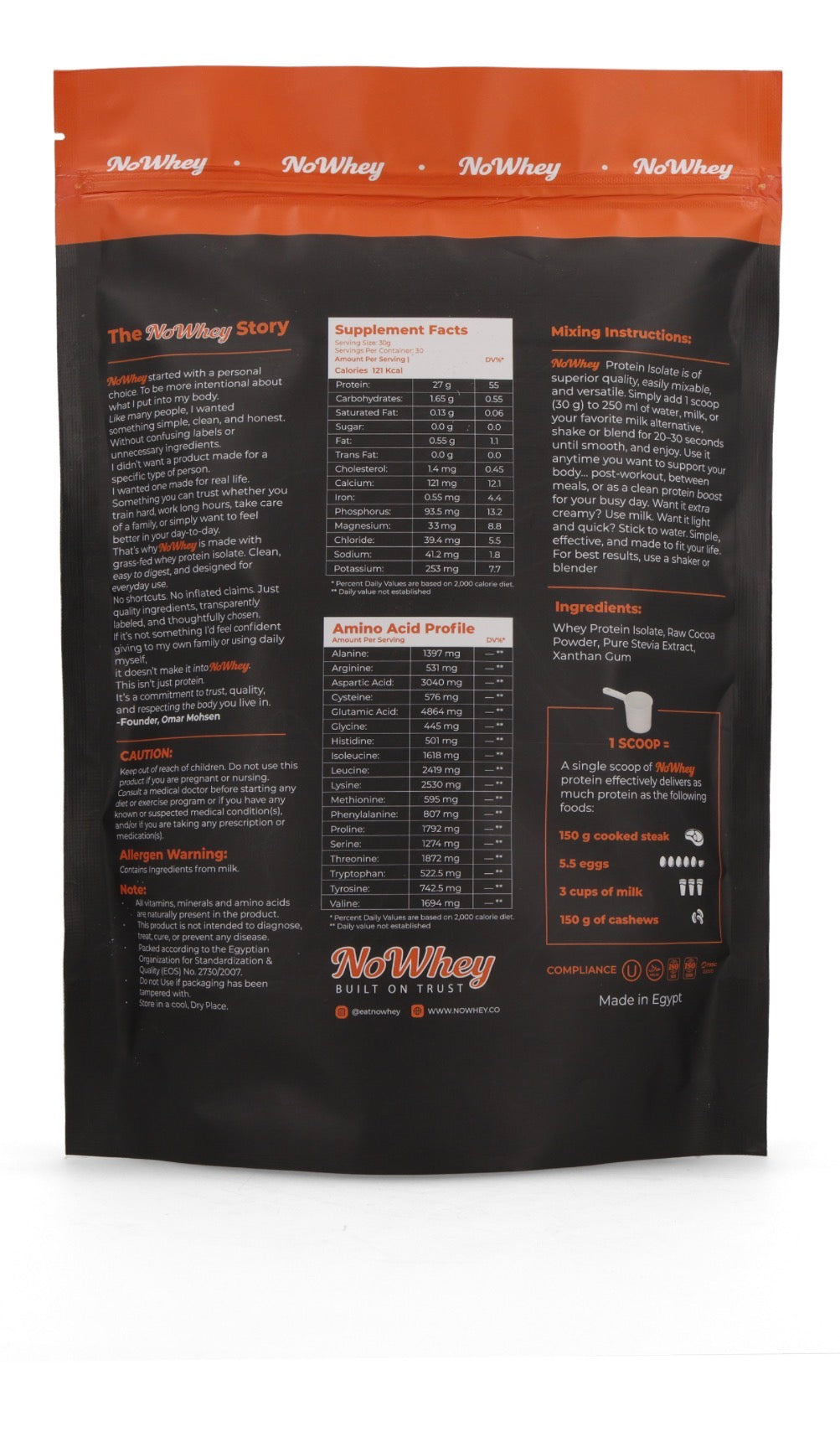 Whey Protein Isolate (Chocolate)