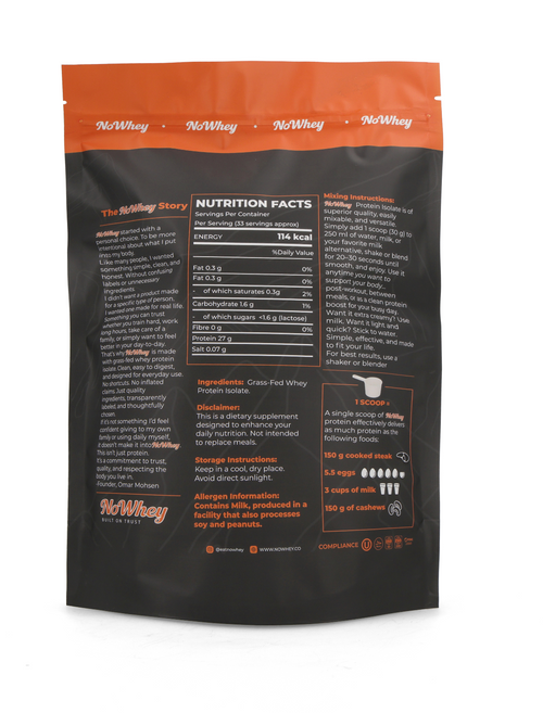 Whey Protein Isolate (Unflavored)